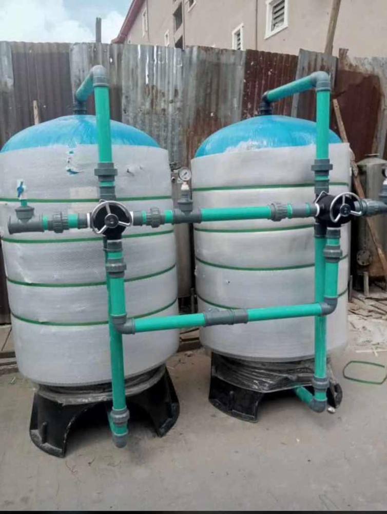 Water treatment filtration tanks