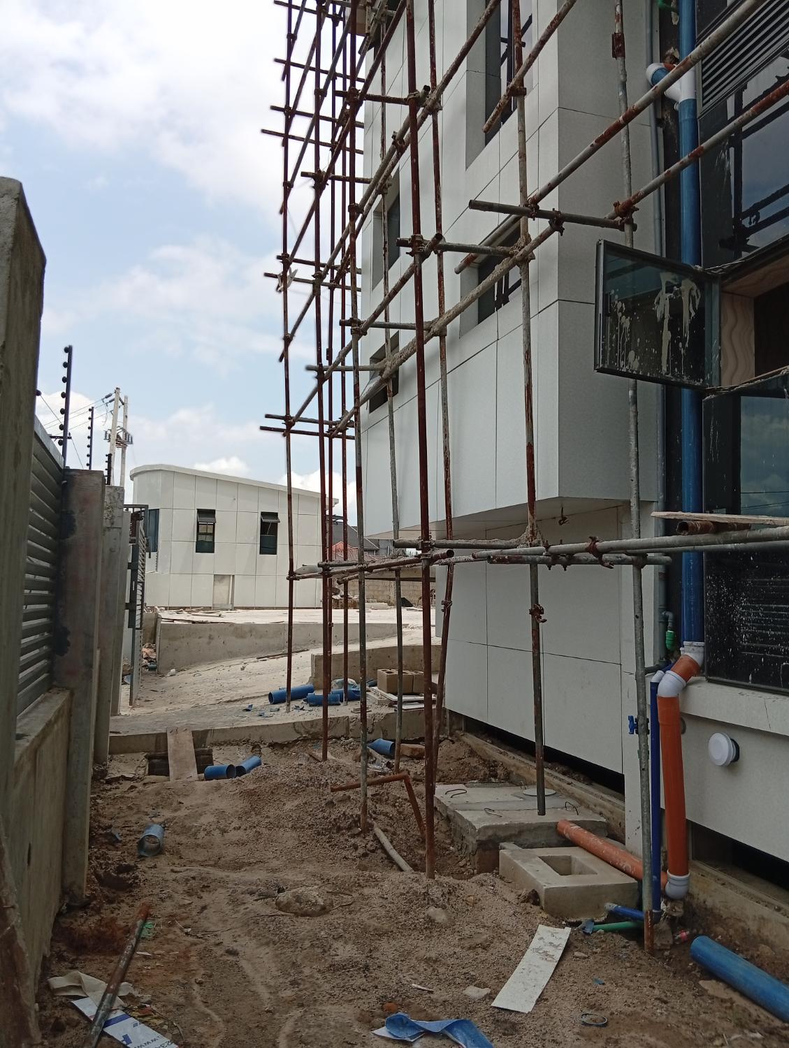 Construction site overview